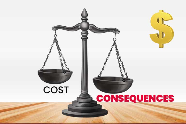 a Classic scale with one side heavier than either;